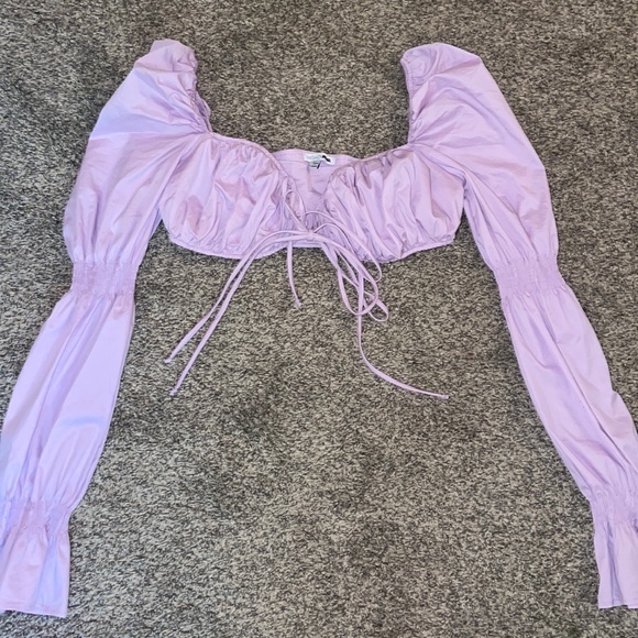 Long sleeve crop top - Picture 2 of 6